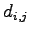 $ d_{i,j}$