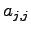 $ a_{j,j}$