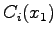 $ C_i(x_1)$
