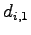 $ d_{i,1}$