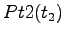 $\displaystyle Pt2(t_2)$