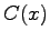 $\displaystyle C(x)$
